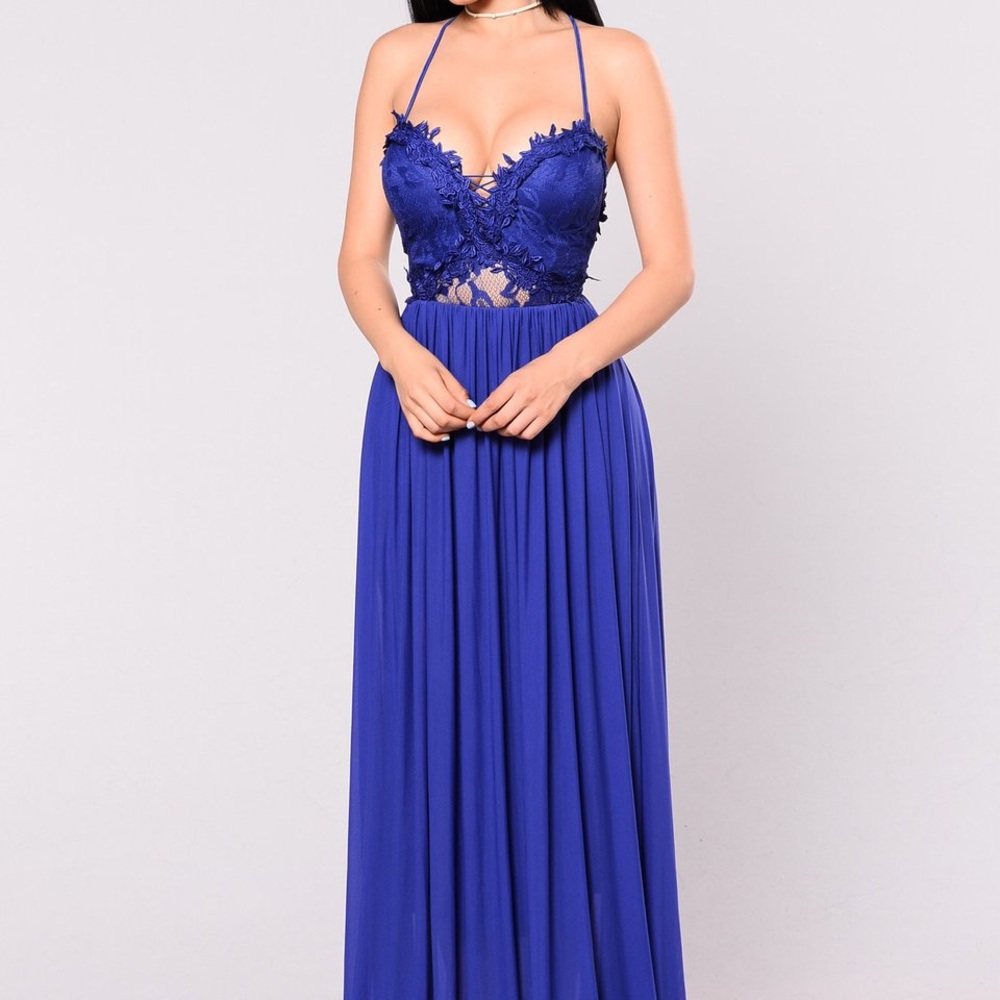 Royal Blue Homecoming Dress - Fashion Nova 💙🥶